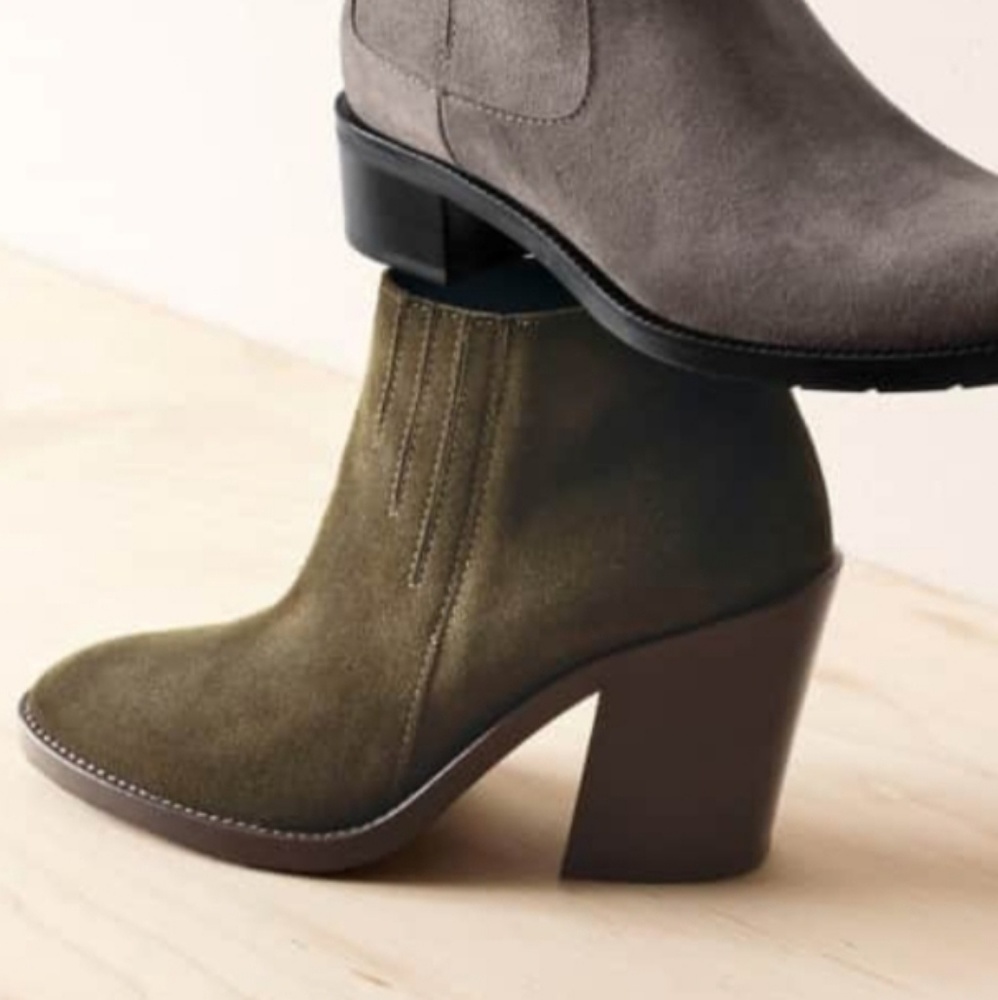 NEW Aquatalia Loren Waterproof GREEN Bootie NWOB